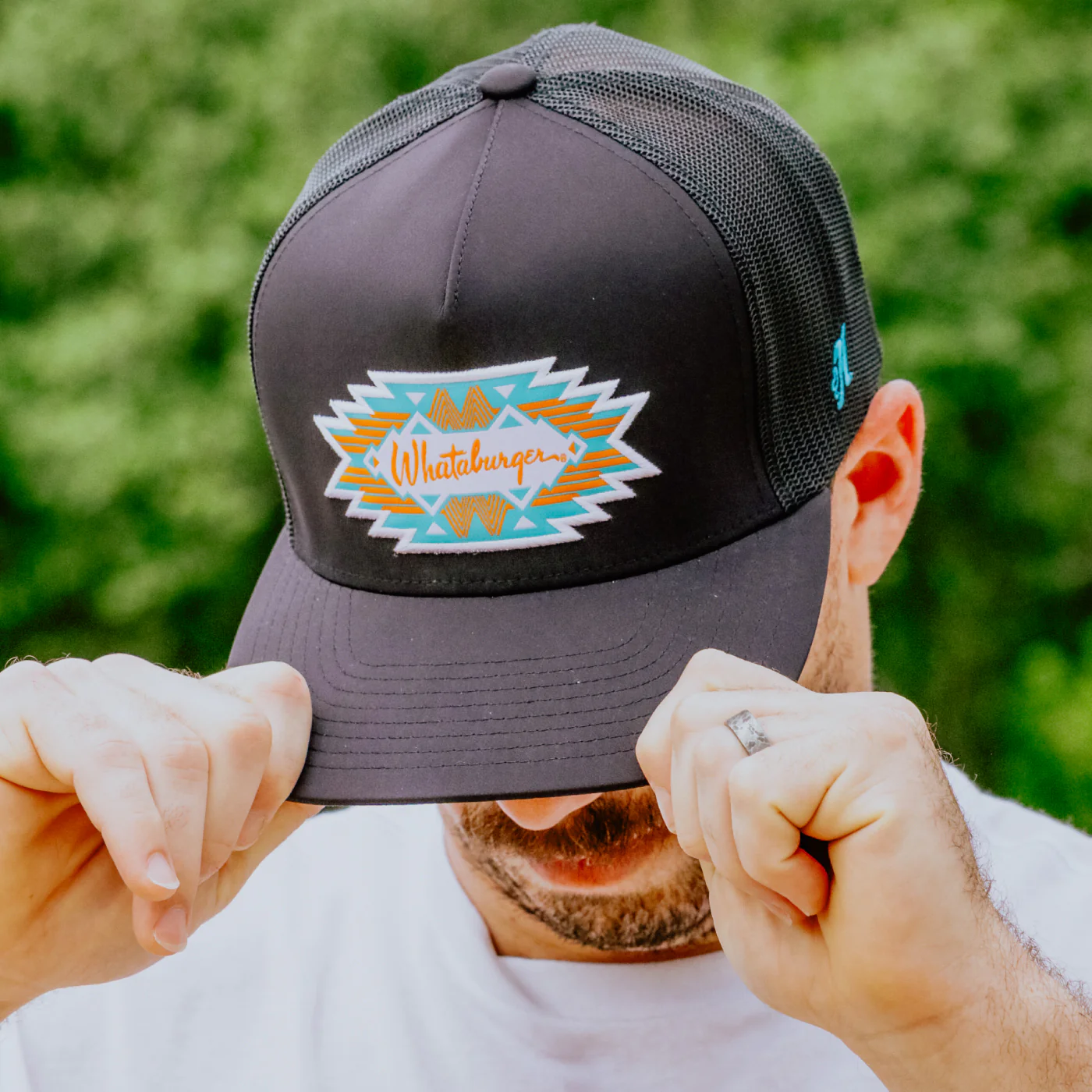 Hooey x Whataburger Black Aztec Hat - Image 2