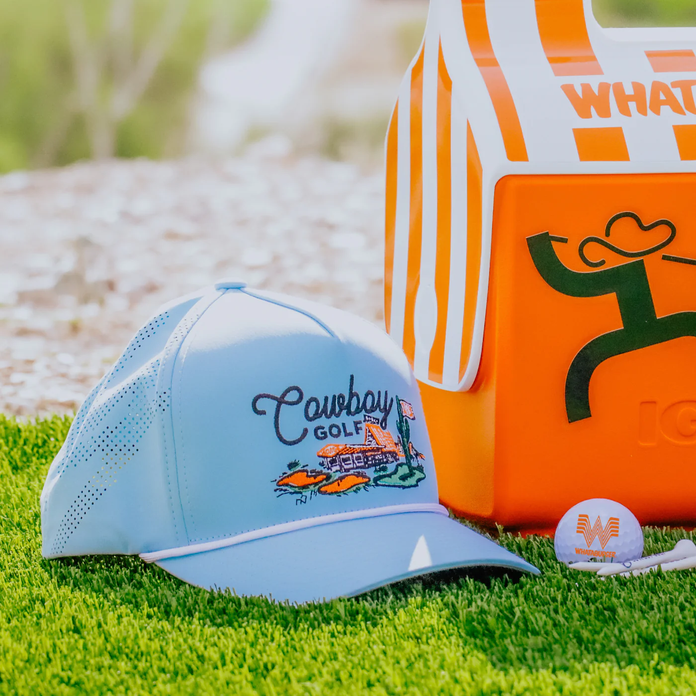 Hooey x Whataburger Blue Cowboy Golf Hat - Image 2