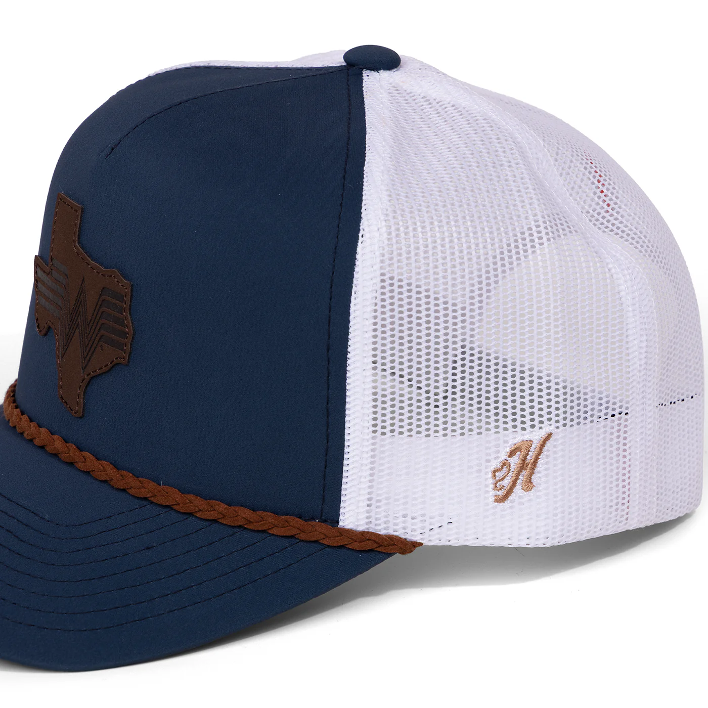 Hooey x Whataburger Navy Leather Patch Hat - Image 3