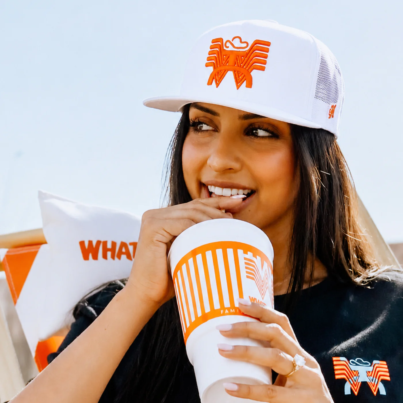Hooey x Whataburger White Hat - Image 2