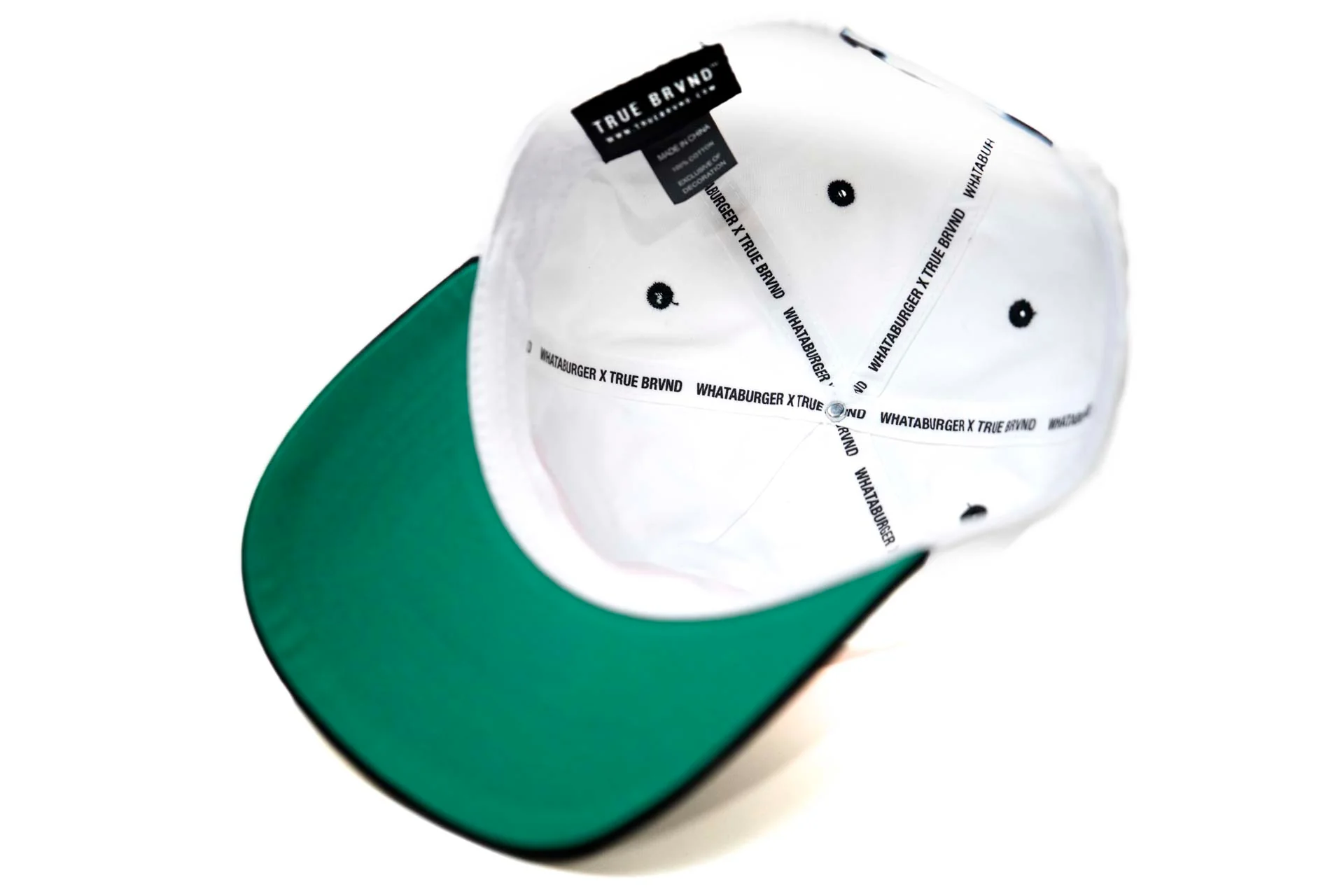 True Brvnd® Black/White Script Hat - Image 6