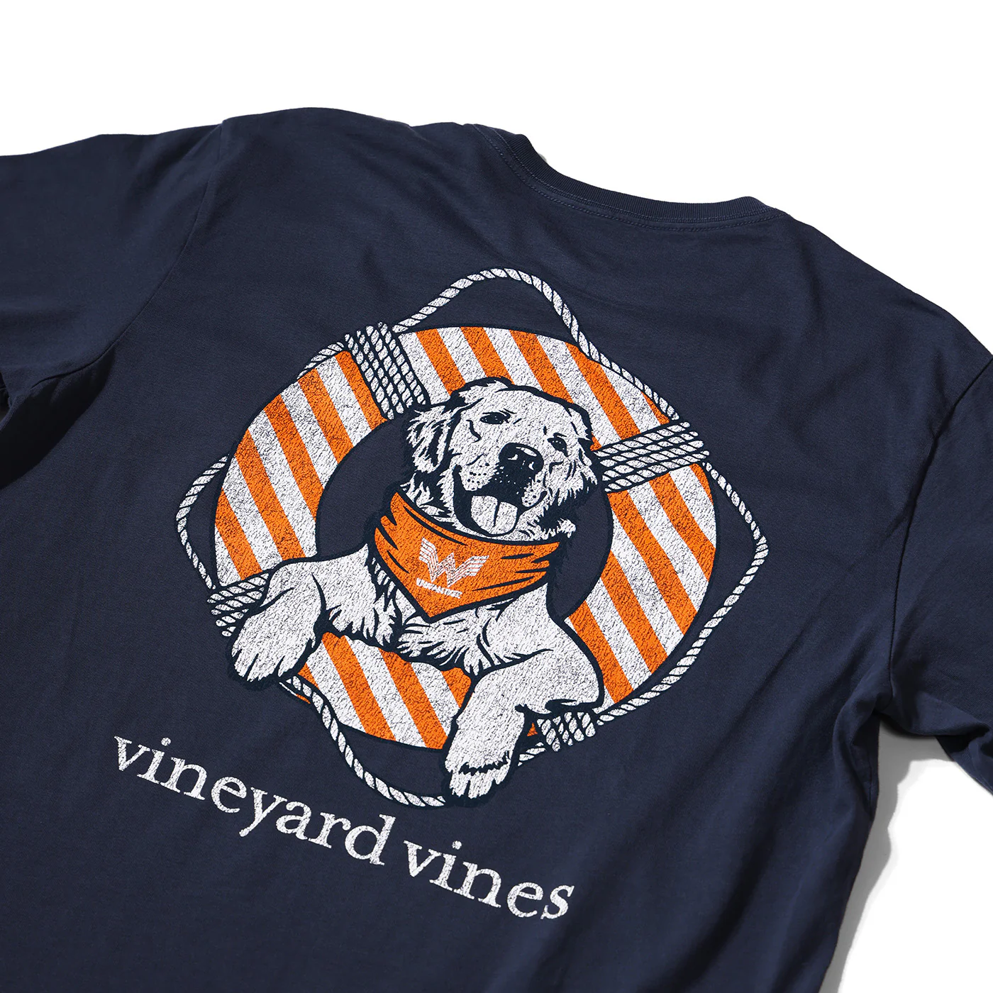Vineyard Vines x Whataburger Navy Dog Tee - Image 2