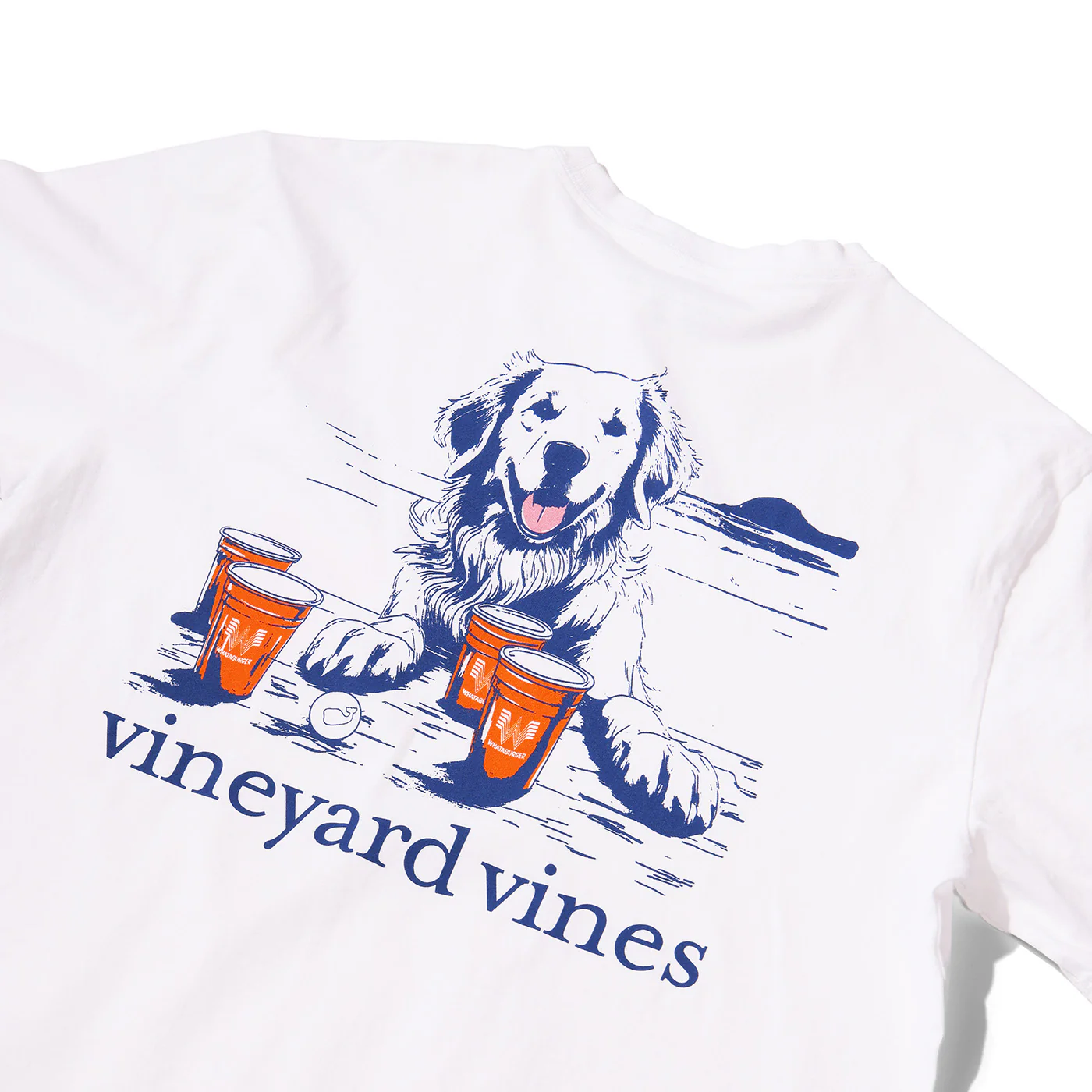 Vineyard Vines x Whataburger White Dog Tee - Image 2