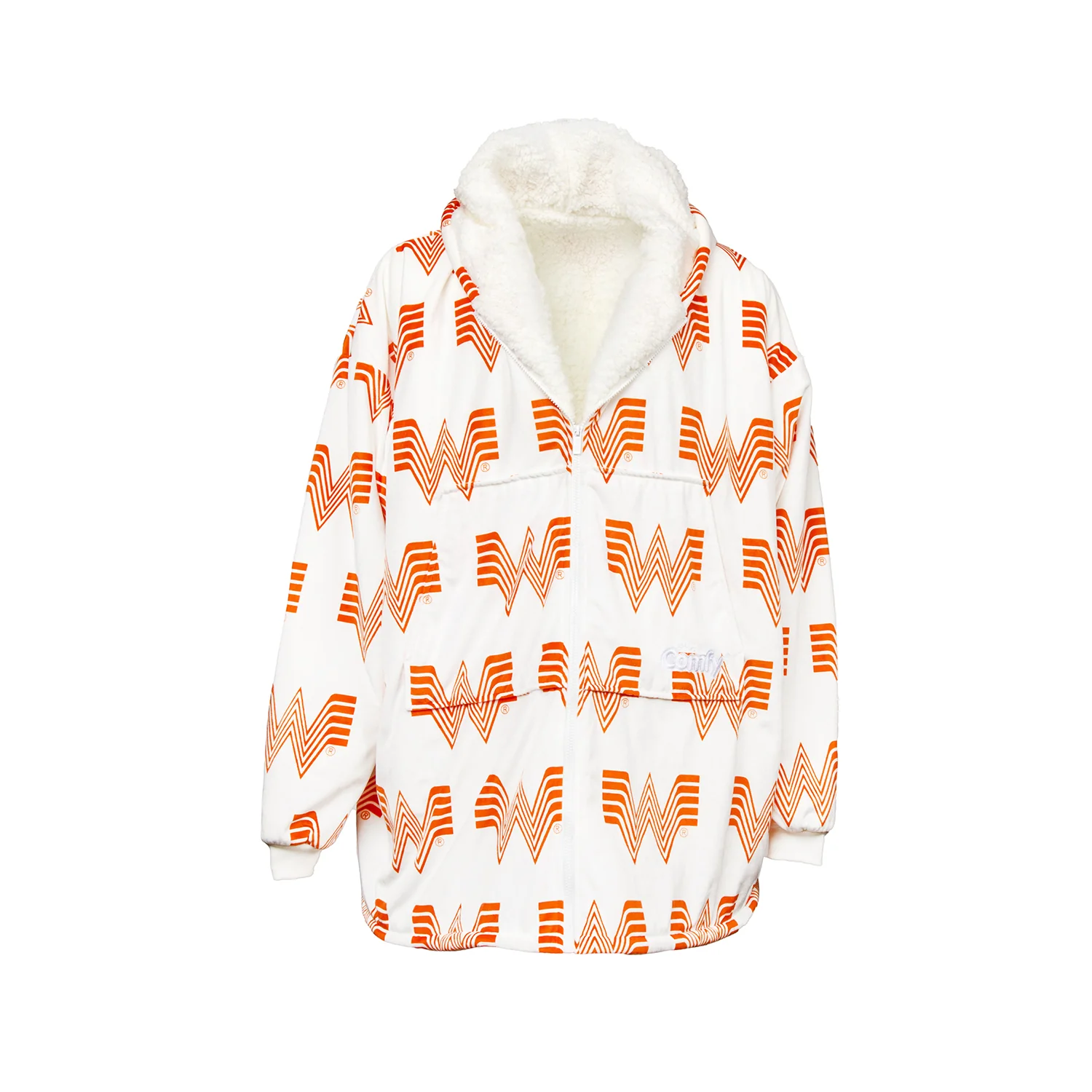 Whataburger Comfy® Teddy Bear Full Zip - Image 2