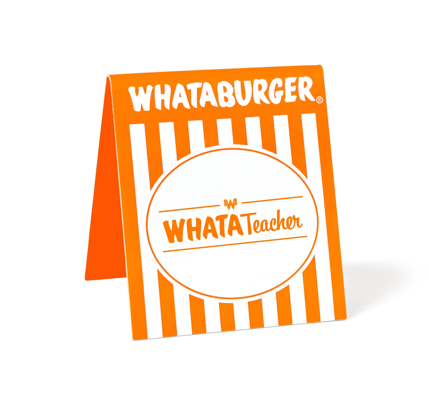 WhataTeacher Table Tent